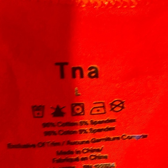 TNA large red thong bodysuit - Picture 7 of 9